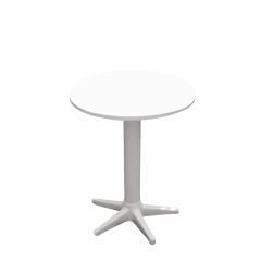 Τραπέζι Πλαστικό Στρόγγυλο - Φ.60cm Λευκό