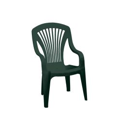 Καρέκλα Πλαστική ΑΘΗΝΑ Πράσινη 90x59x51Ycm