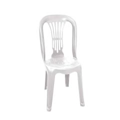 Καρέκλα Πλαστική ΒΙΕΝΝΗ Λευκή 44x48x88Ycm