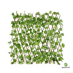 Συνθετική Φυλλωσιά με Πέργκολα Ξύλινη 1x2m Πράσινο Σκούρο GREEN TOOLS GD116