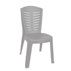 Καρέκλα Πλαστική ΚΛΕΟΠΑΤΡΑ Γκρί 50x53x89Ycm